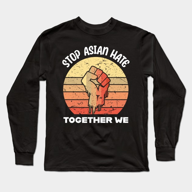 Stop Asian Hate Crimes asian community supporter Long Sleeve T-Shirt by star trek fanart and more